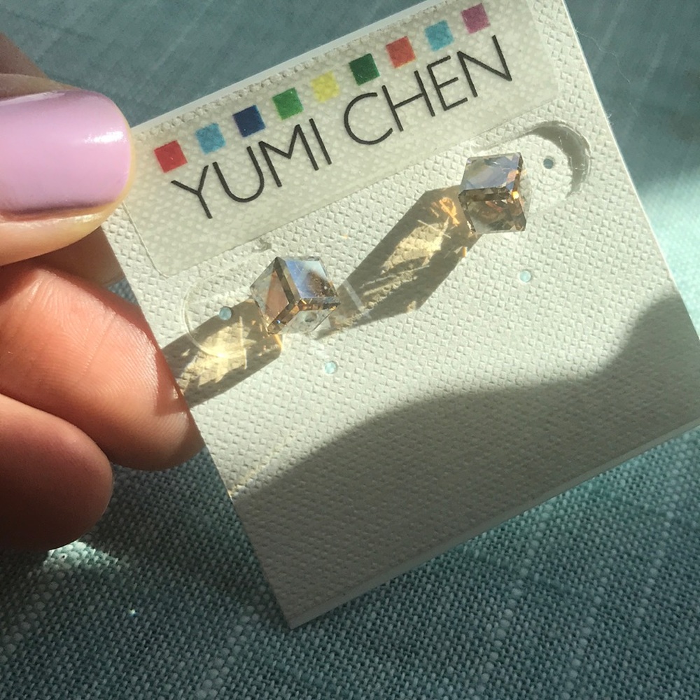 BRAND NEW Yumi Chen Sparkling CZ Studs
